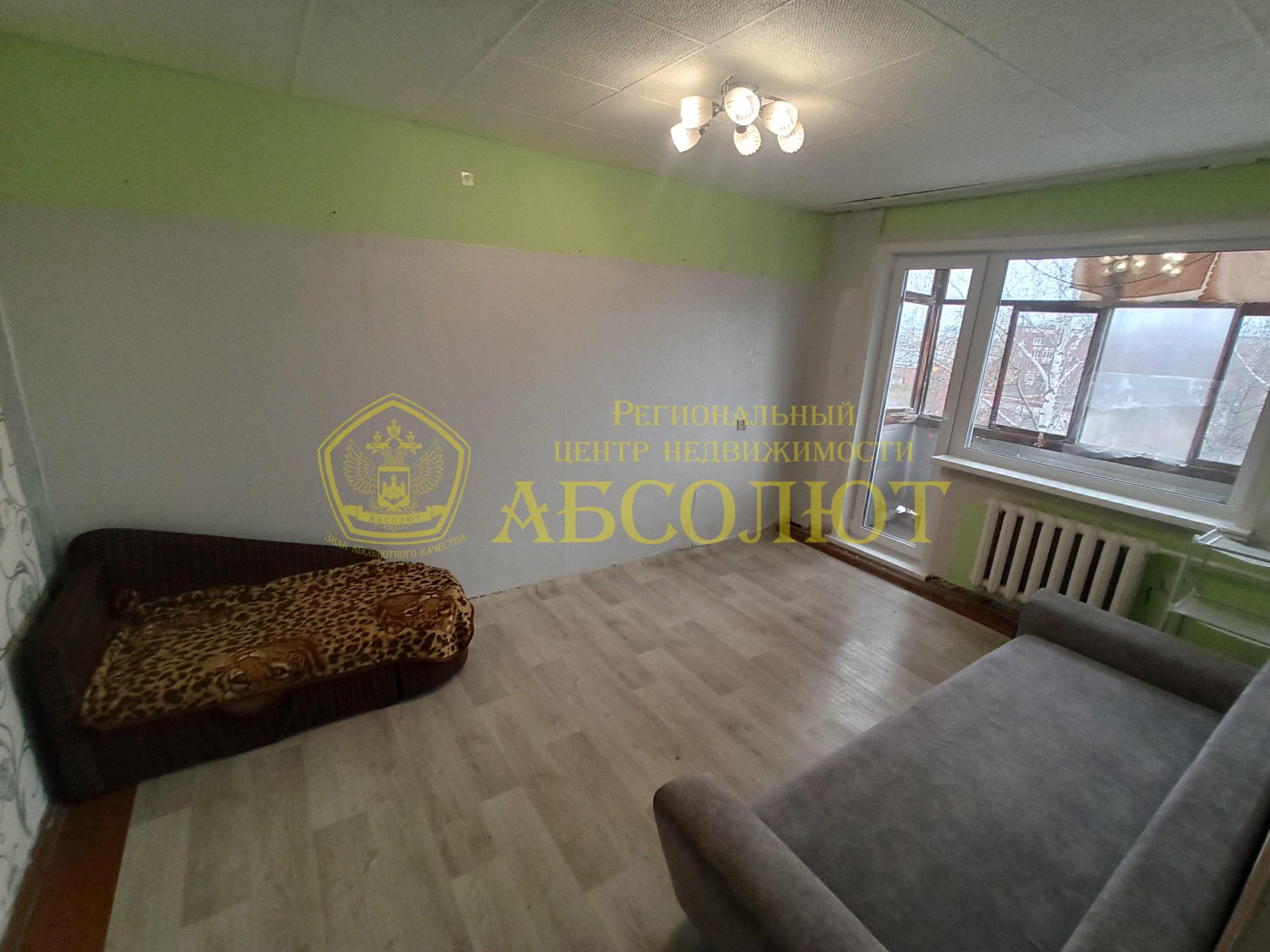 2-к квартира, 5/5 эт., 37 м²